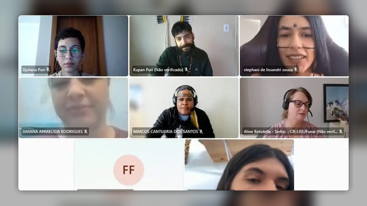 Liderança Local participa de reunião entre Tuatuna e Funai sobre direitos e presença Puri
